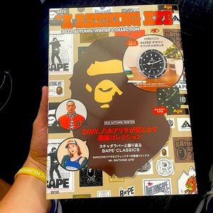 Bape Clock new sealed in box glow in the dark 2022 A/w collection emook mag inc